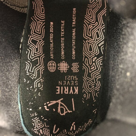 Nike Men's Size 8.5 Kyrie Irving 7 Ripple Effect Black Basketball Shoes CQ9326-0 - Picture 14 of 15